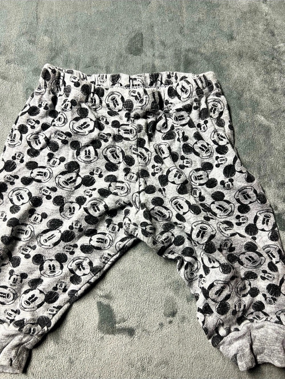 Disney Mickey Mouse Print Jogger Pants Baby 6M Like New